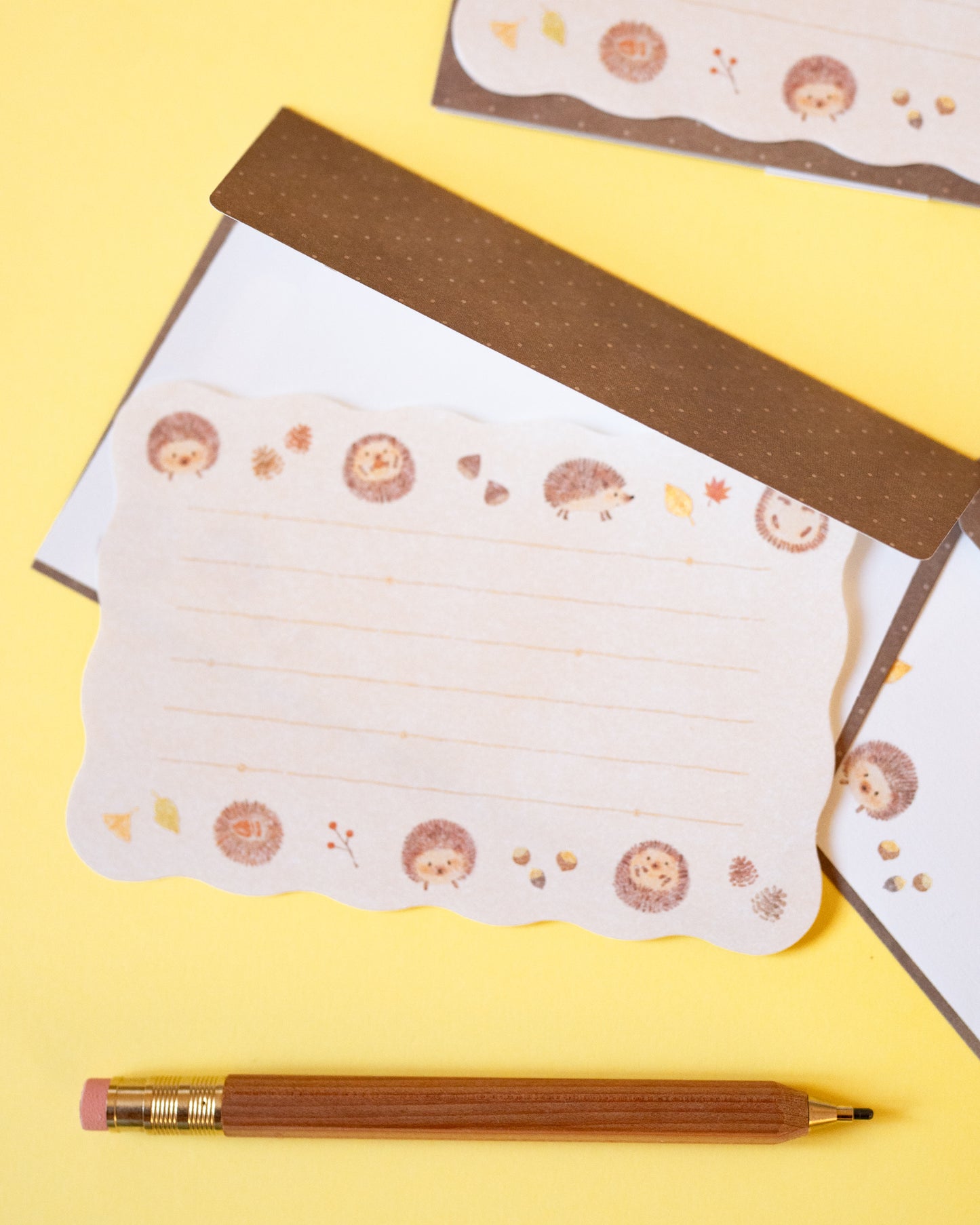 Hedgehog Stationery Set