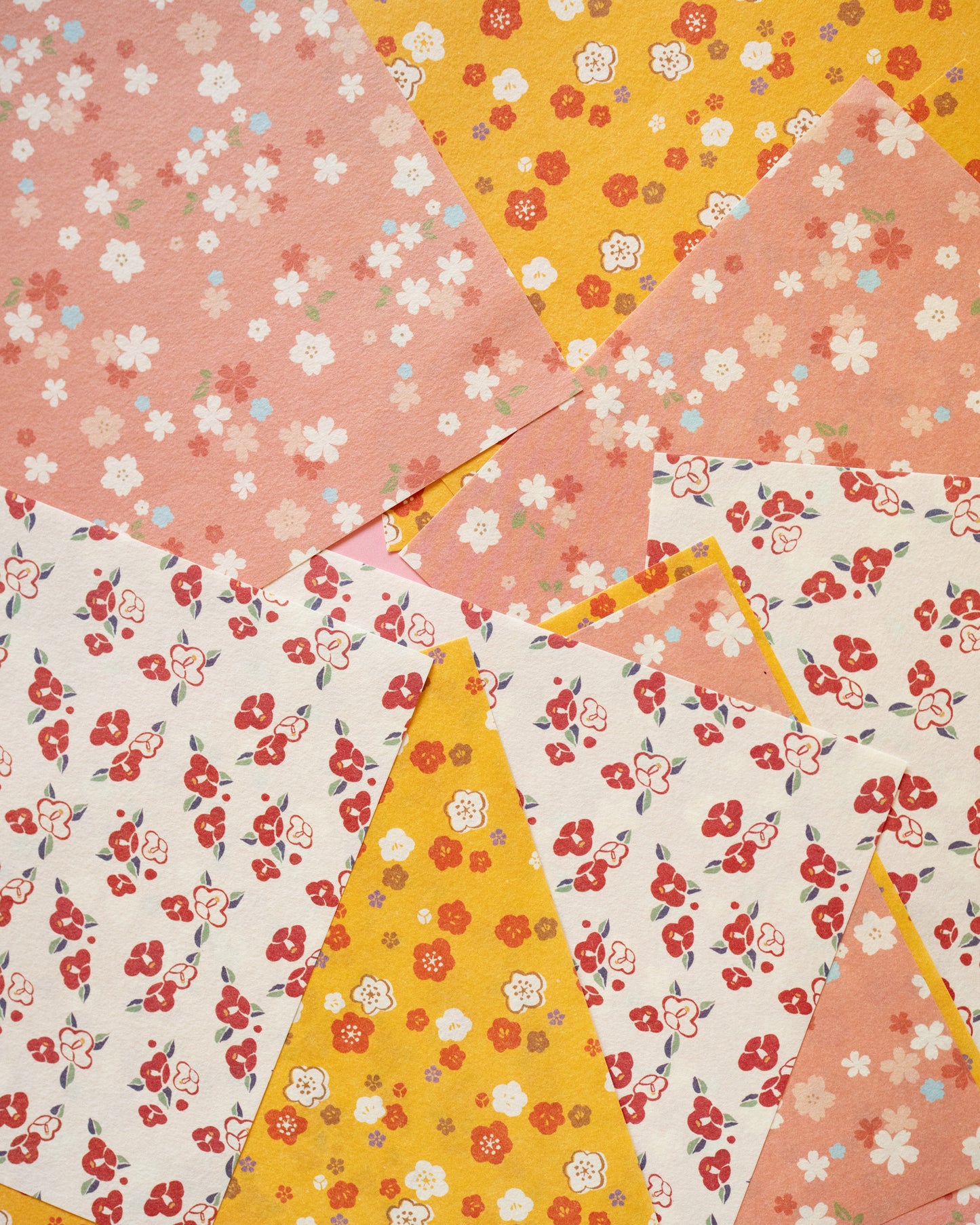 Ensemble de papier Chiyogami et Papier Washi Mino pour Origami et Collages