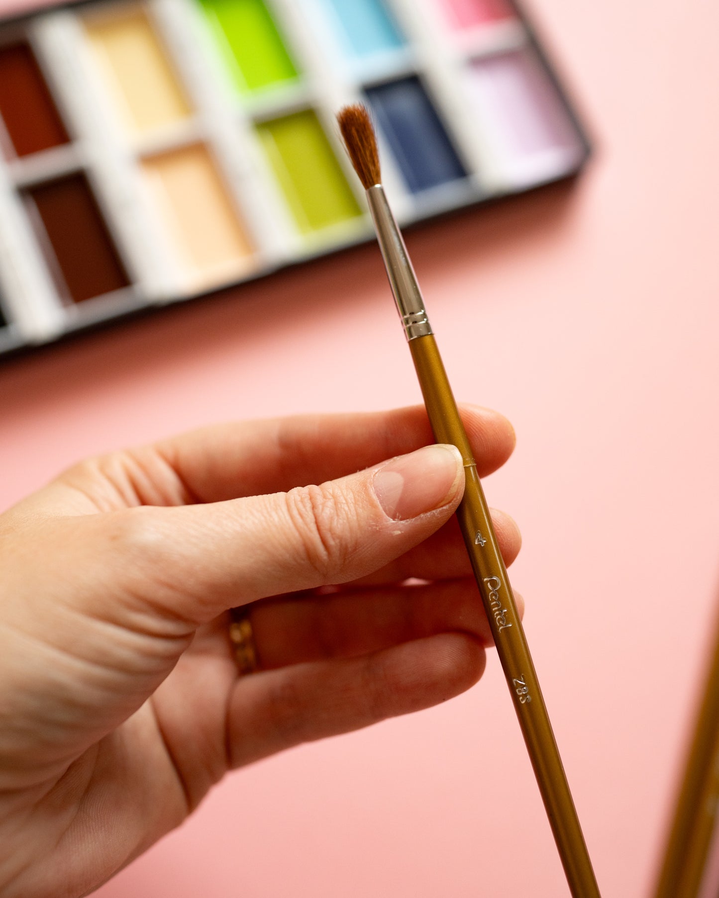 Pinceaux Premium Ronds Pentel 5 tailles au choix