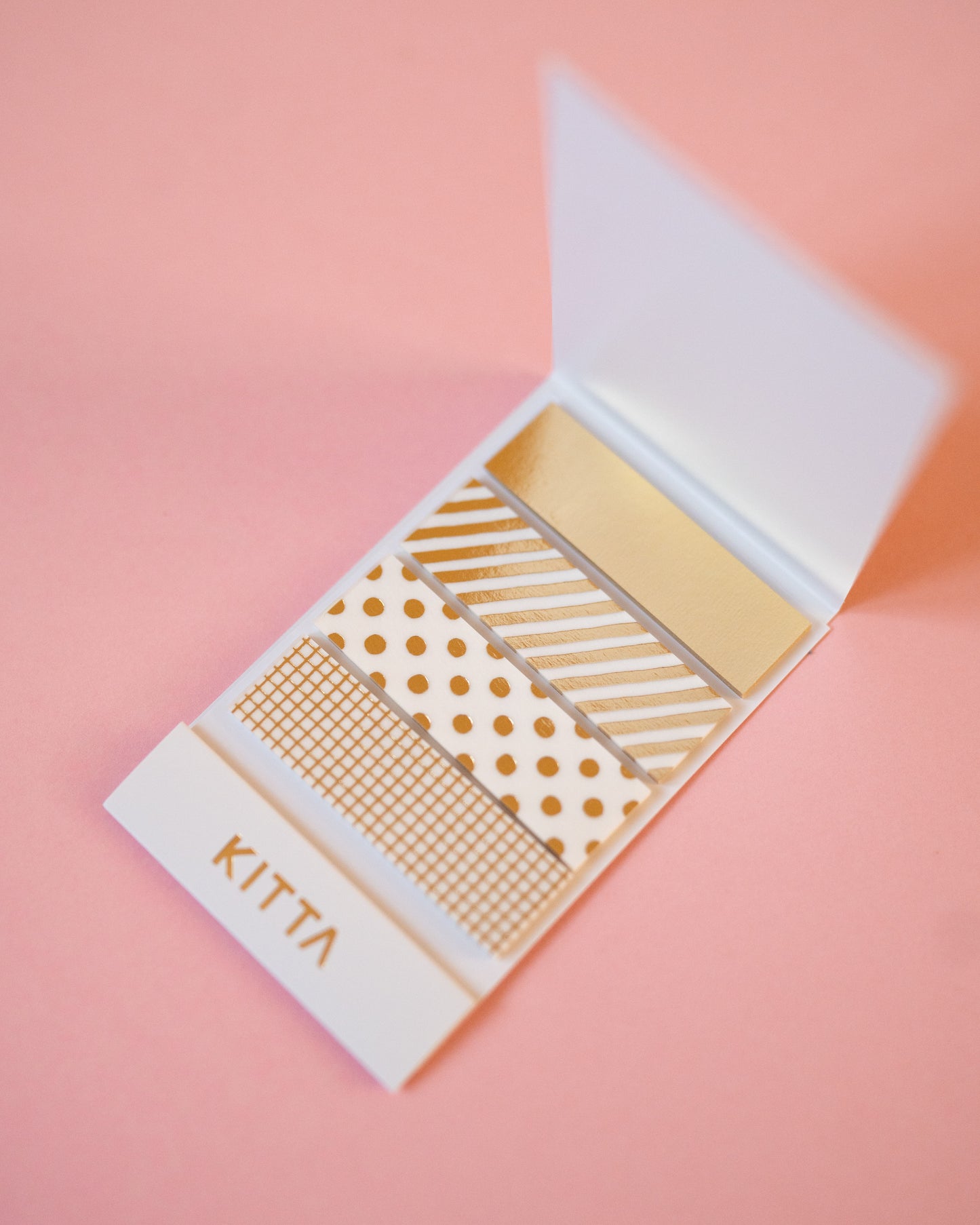Carnet de Masking Tape Prédécoupé Doré KITTA