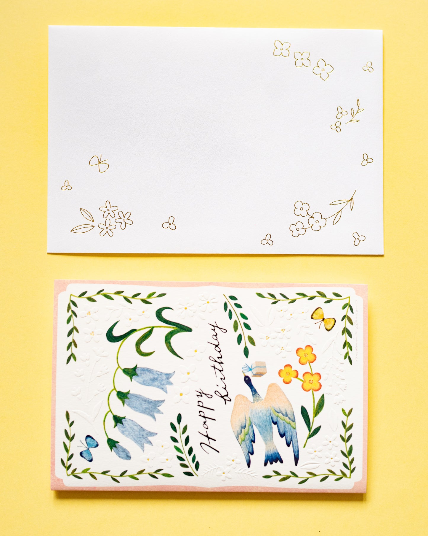 Carte d'anniversaire Oiseaux