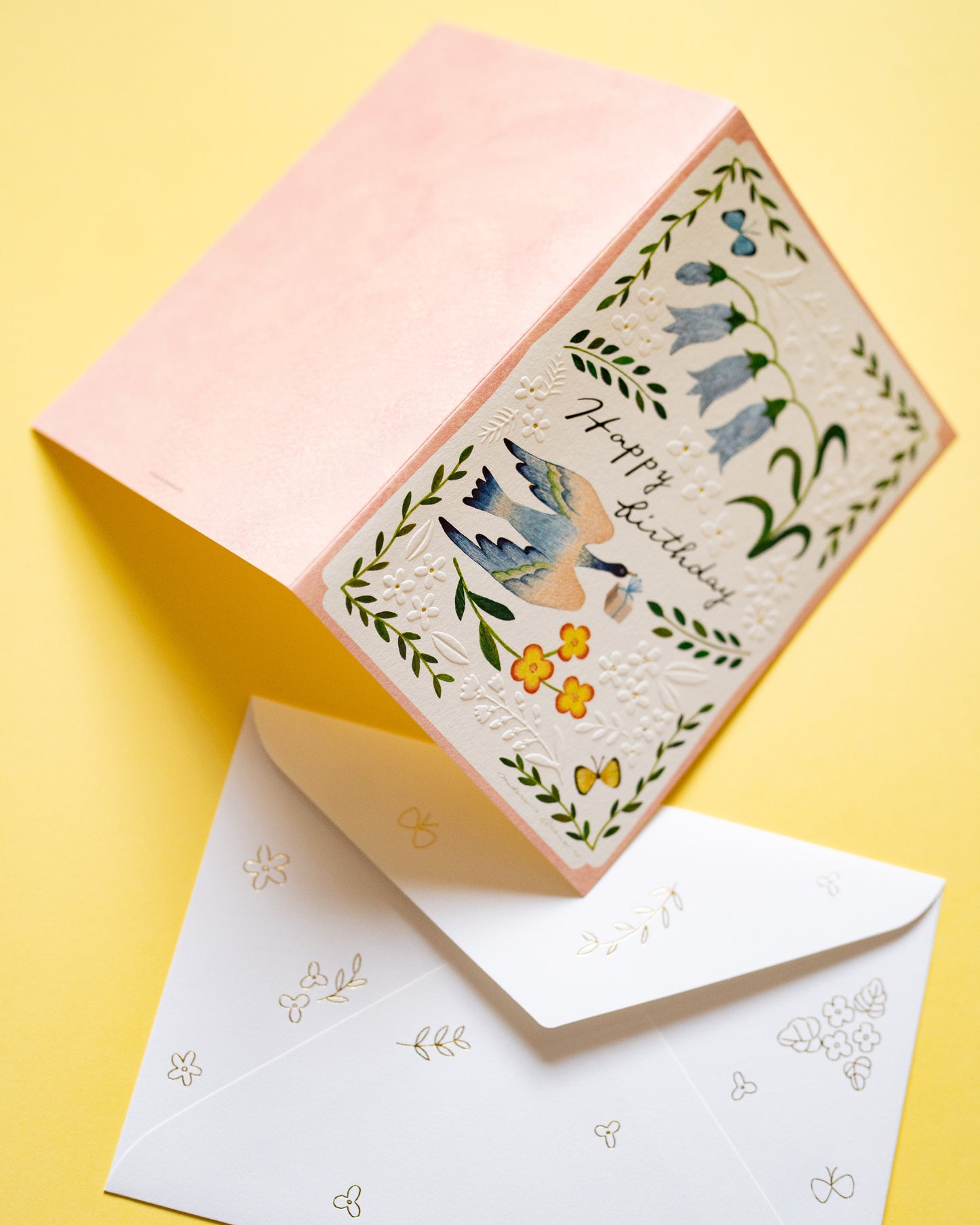Carte d'anniversaire Oiseaux