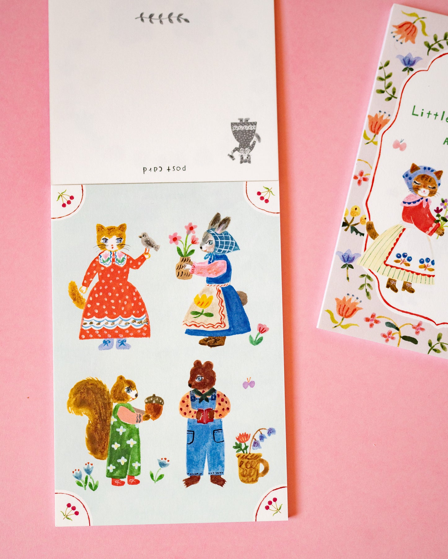 Bloc de 10 Cartes Postales Amis Duveteux Aiko Fukawa
