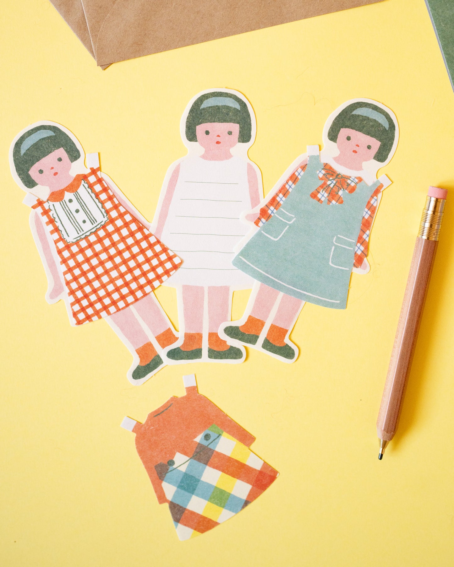 Mini Retro Dresses Stationery Set