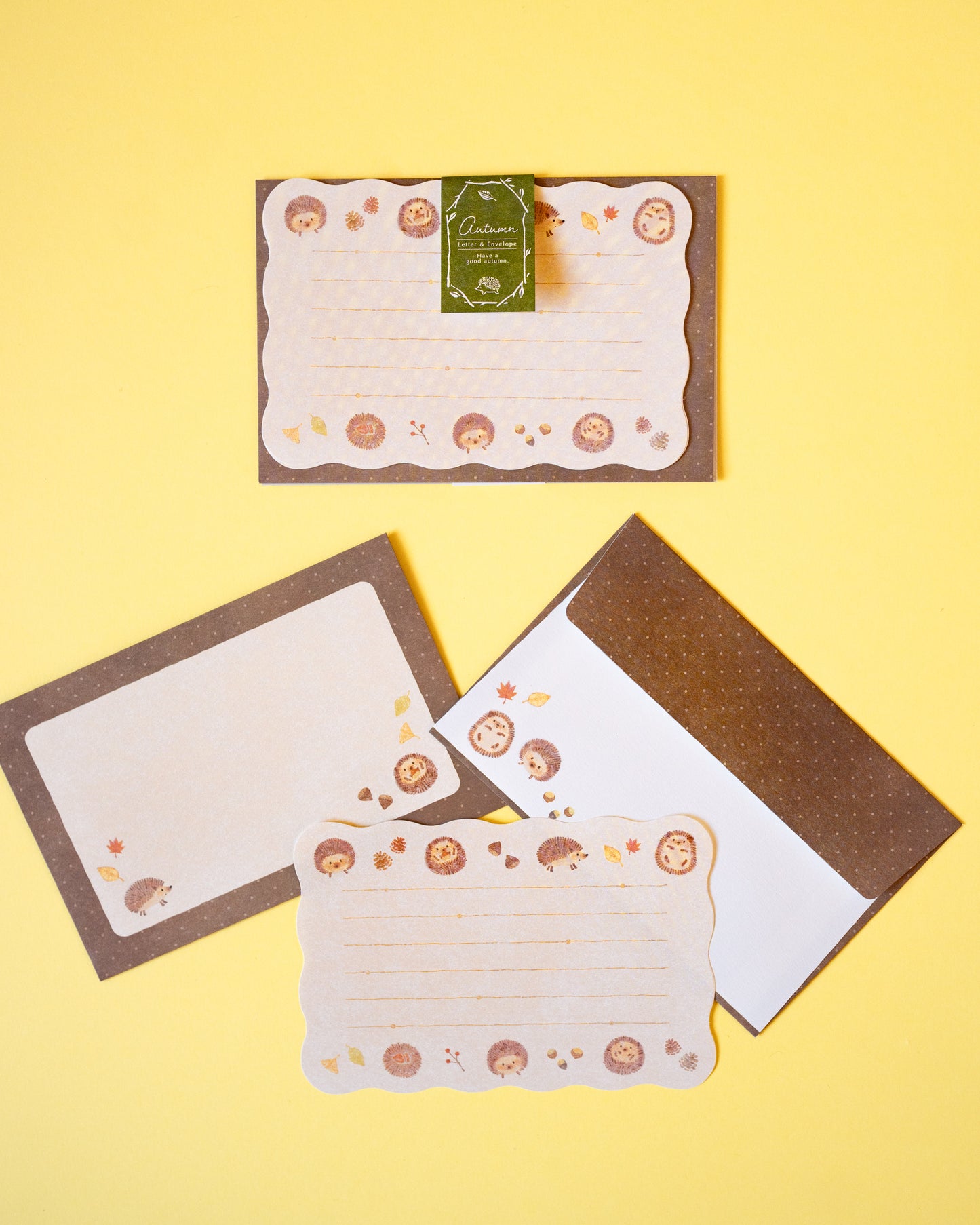 Hedgehog Stationery Set