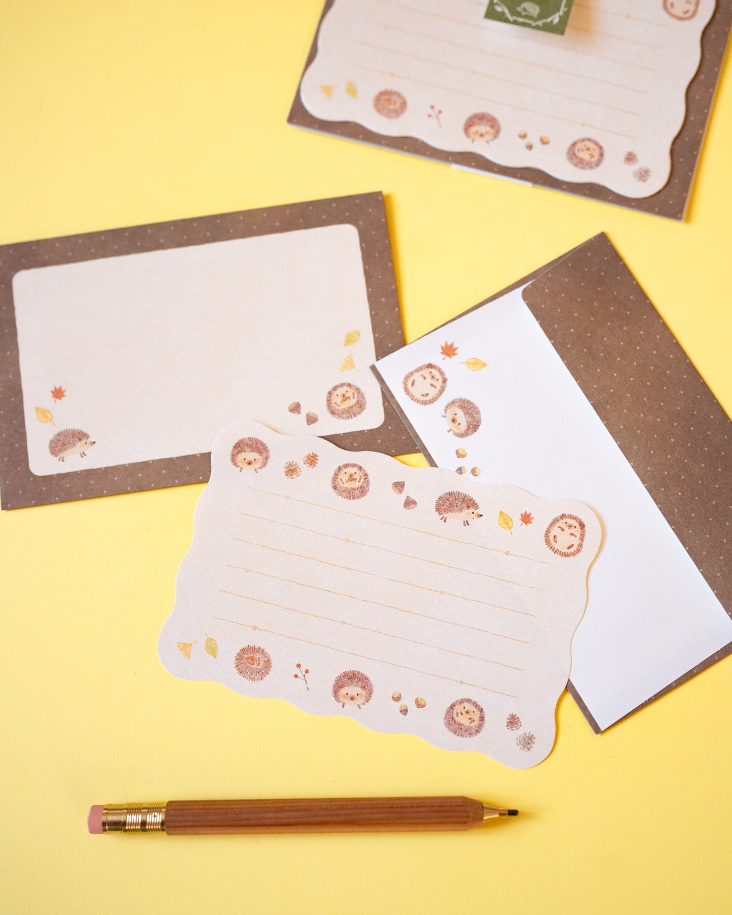 Hedgehog Stationery Set