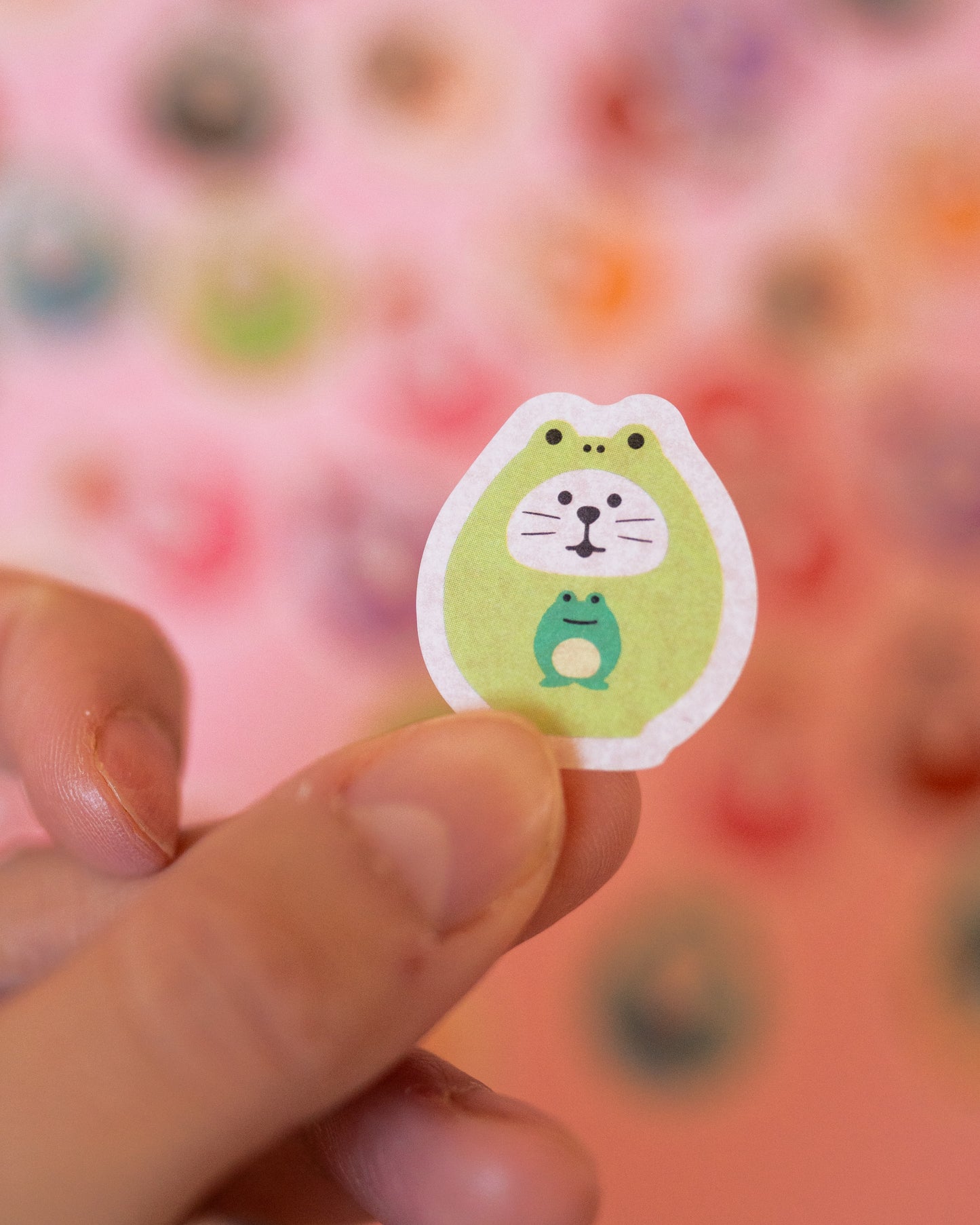 Daruma Lucky Cat Stickers