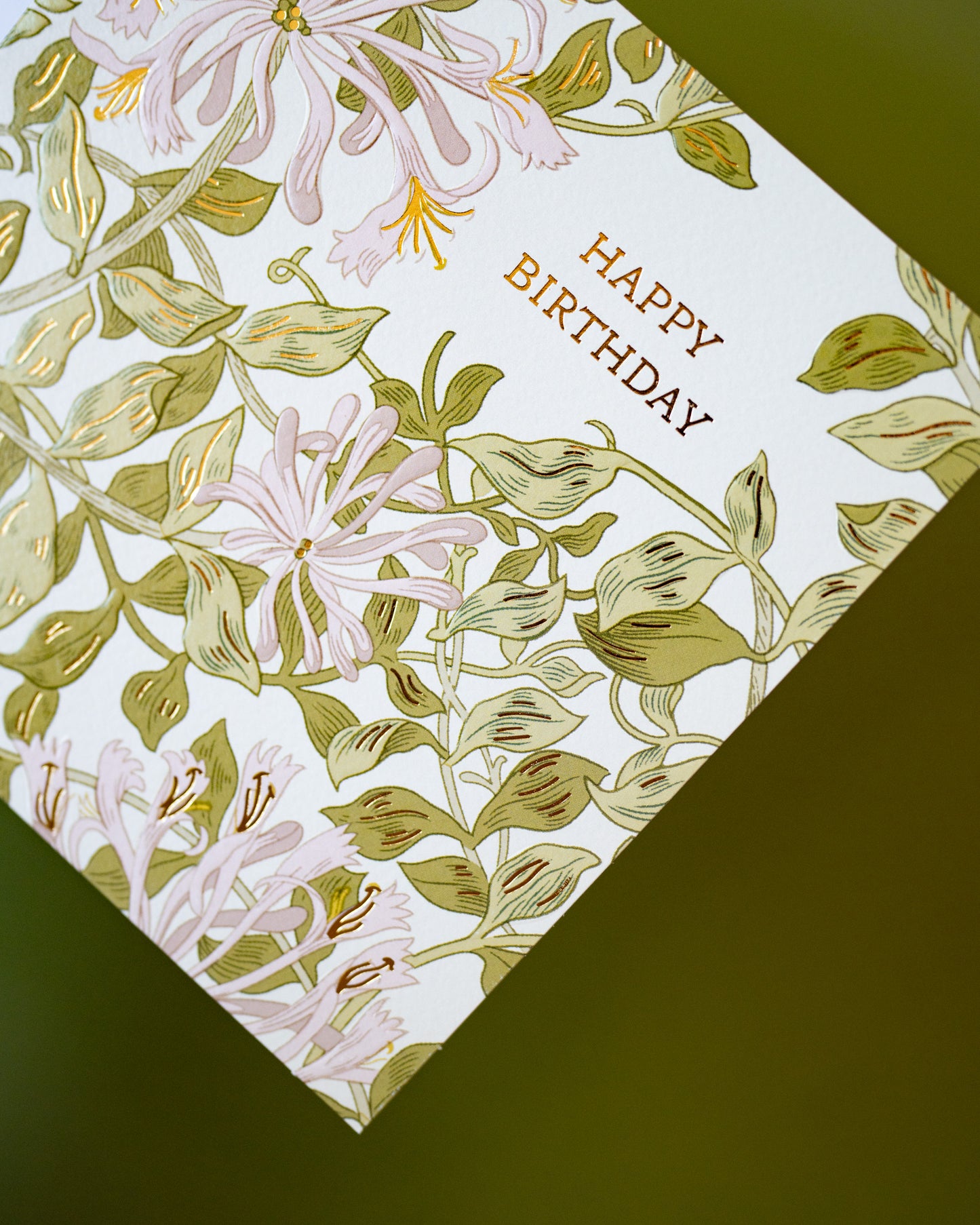 Honeysuckle Birthday Card