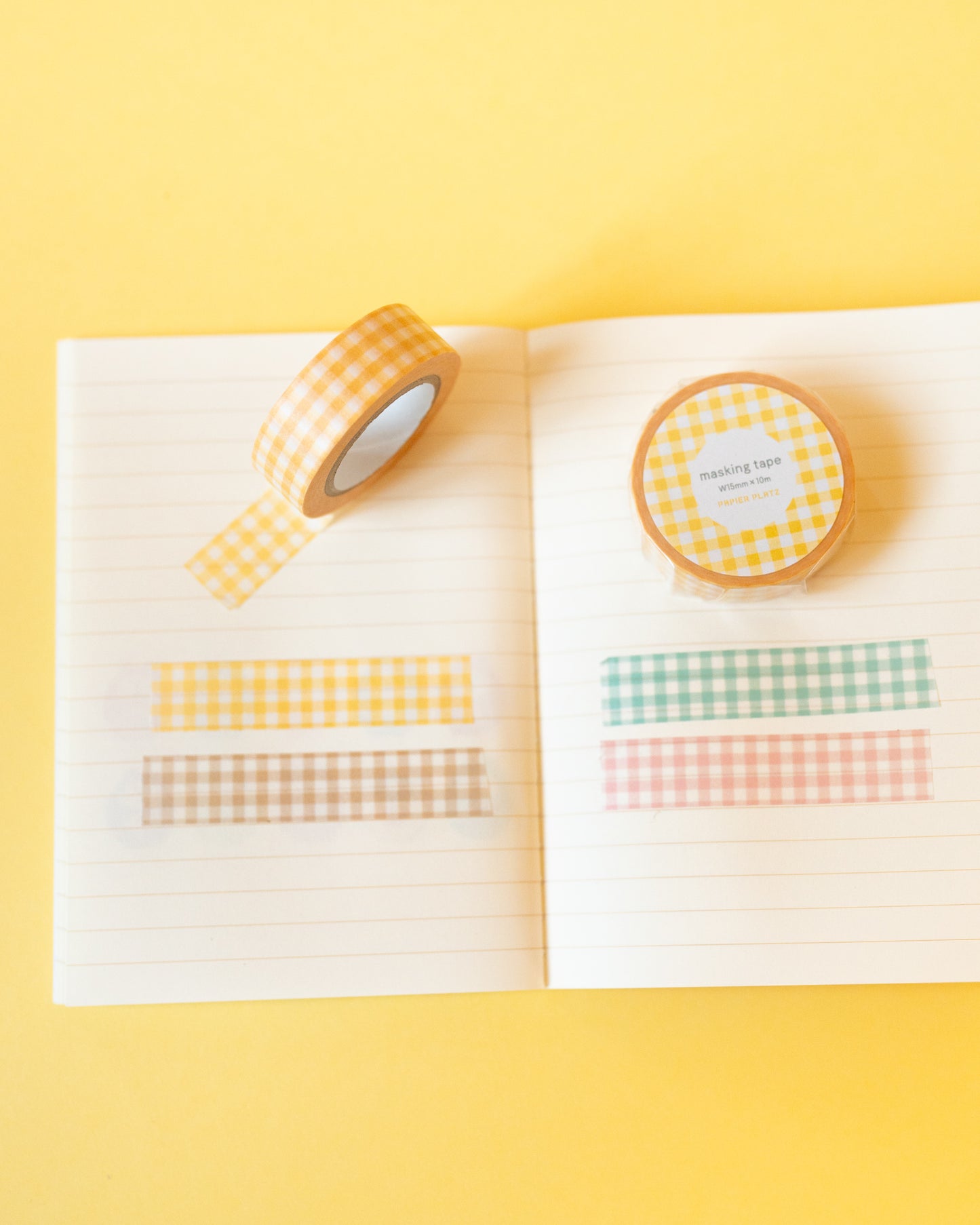 Masking Tape Vichy Jaune