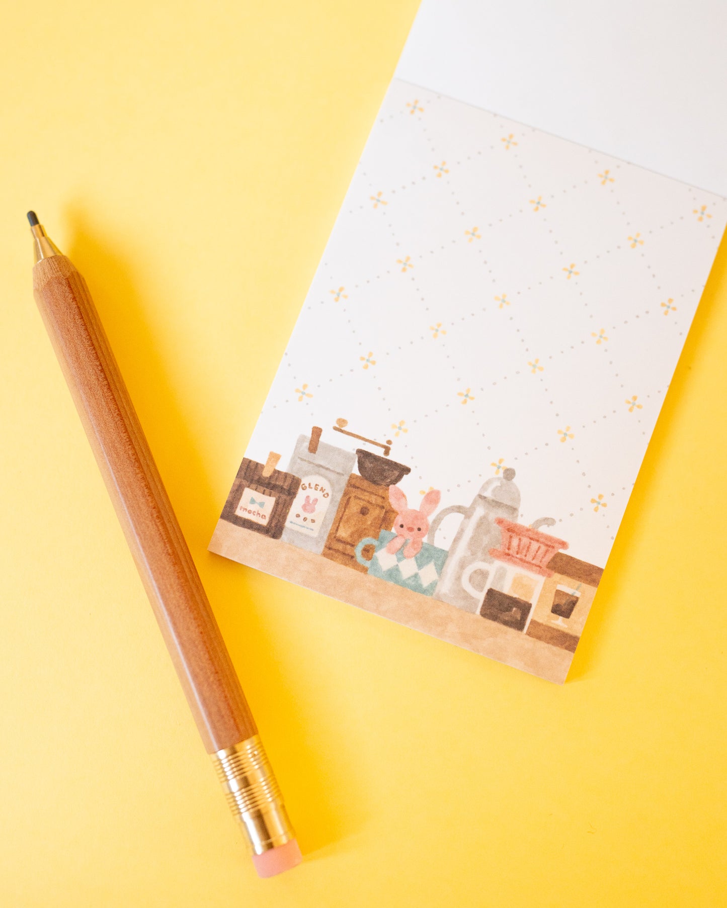 Coffee with a Rabbit Notepad