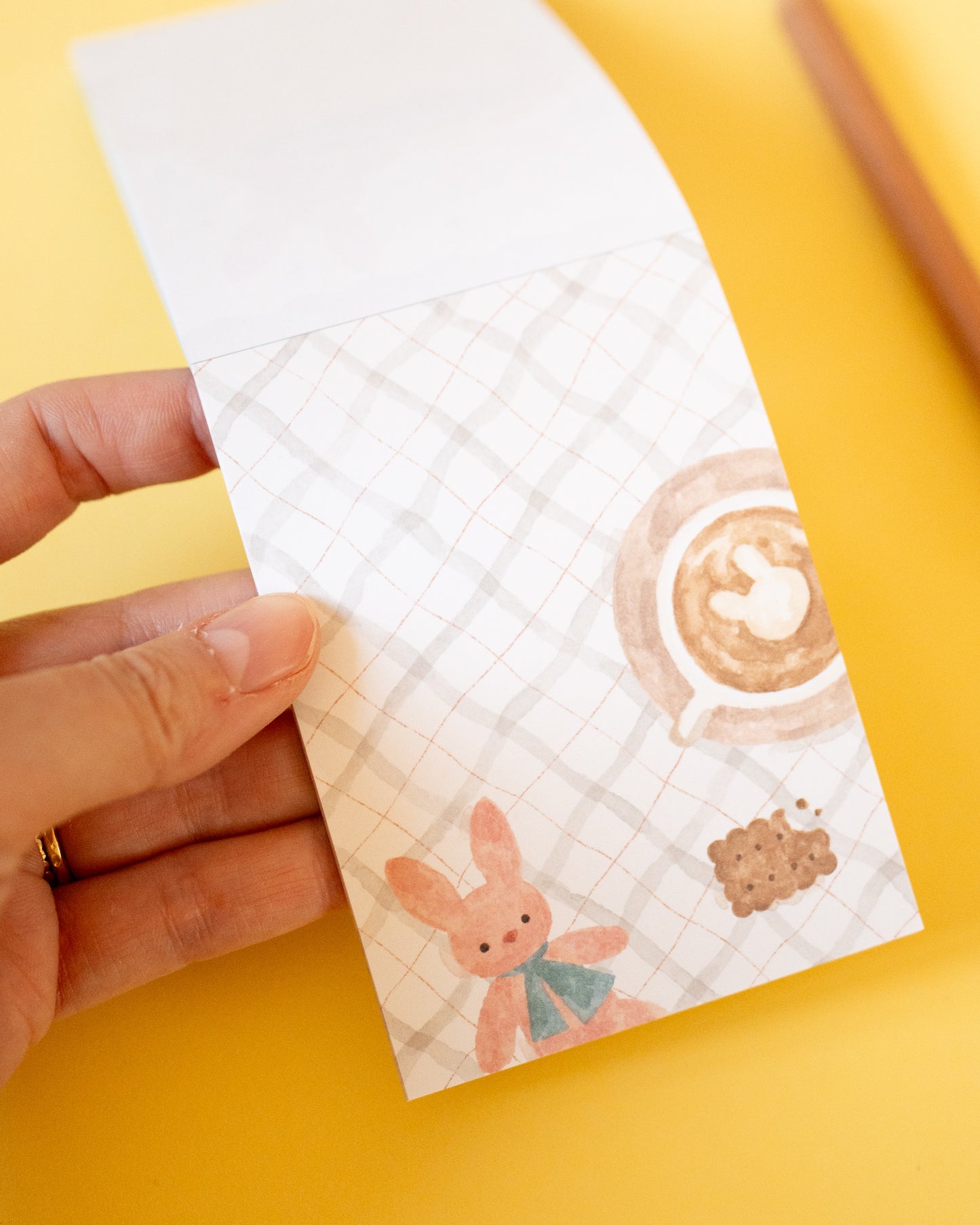 Coffee with a Rabbit Notepad
