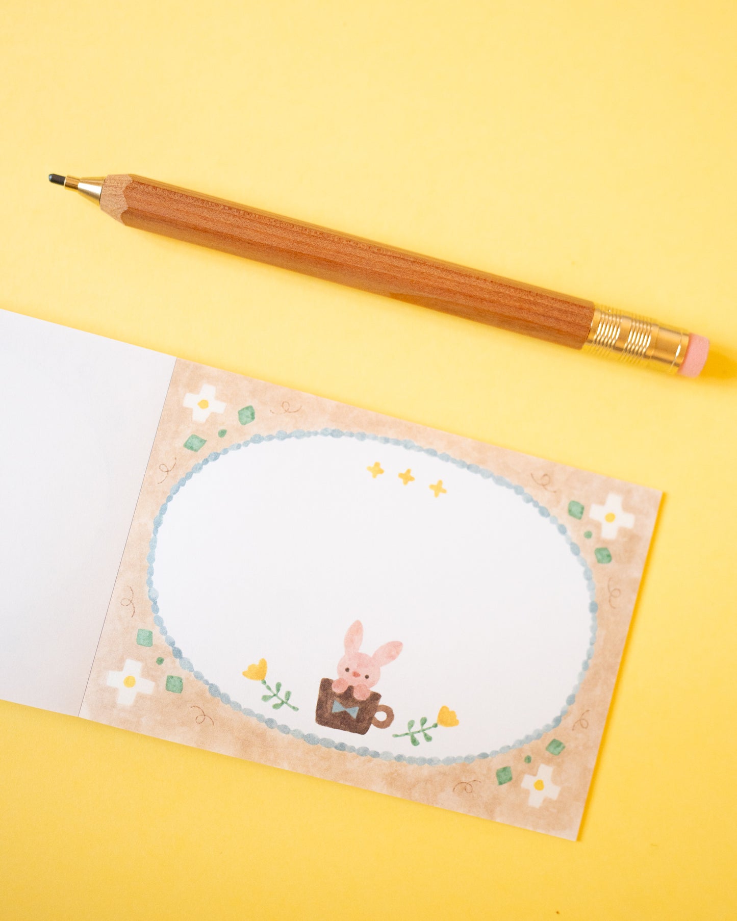 Coffee with a Rabbit Notepad