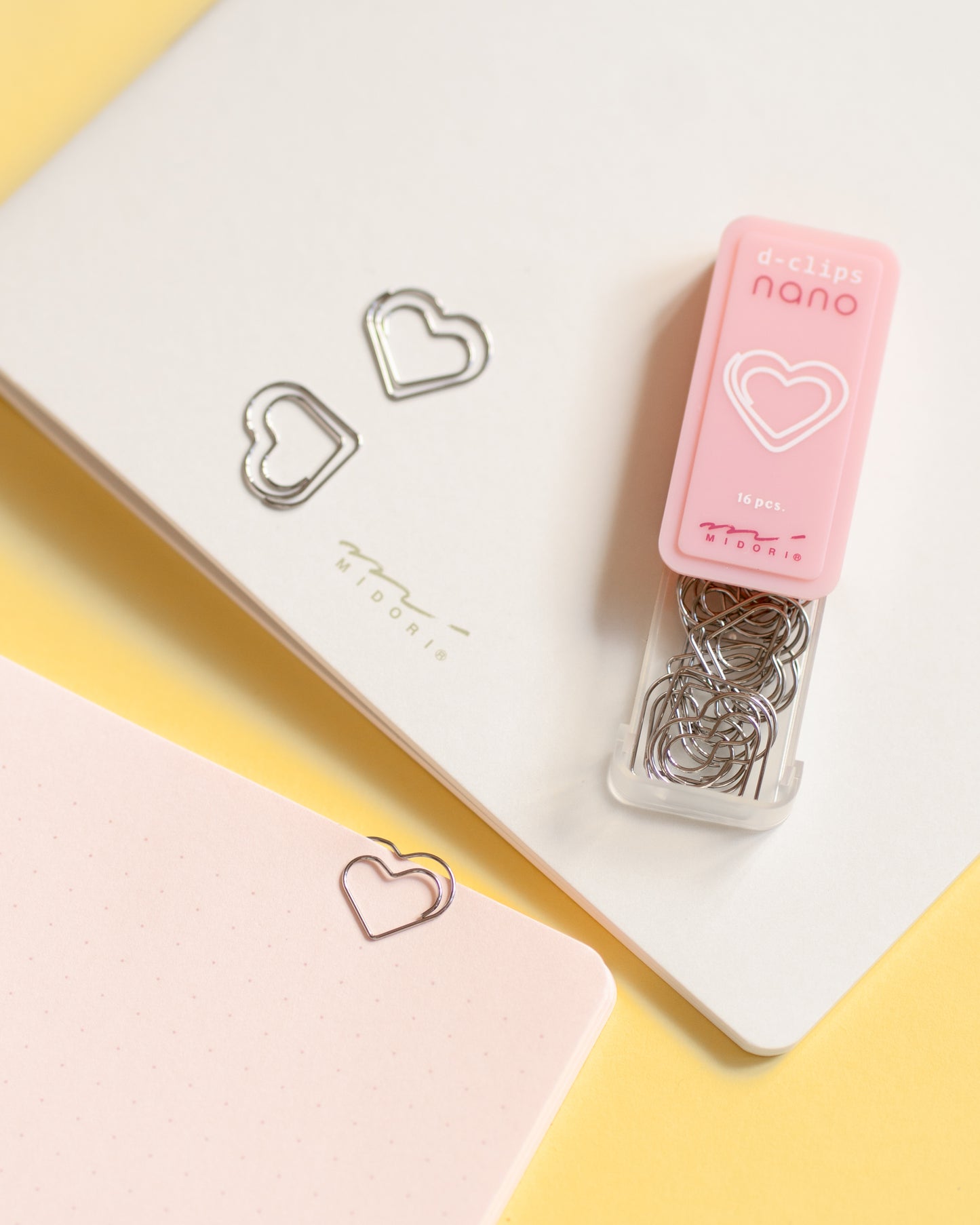 Heart Paperclips D-clip Nano Midori
