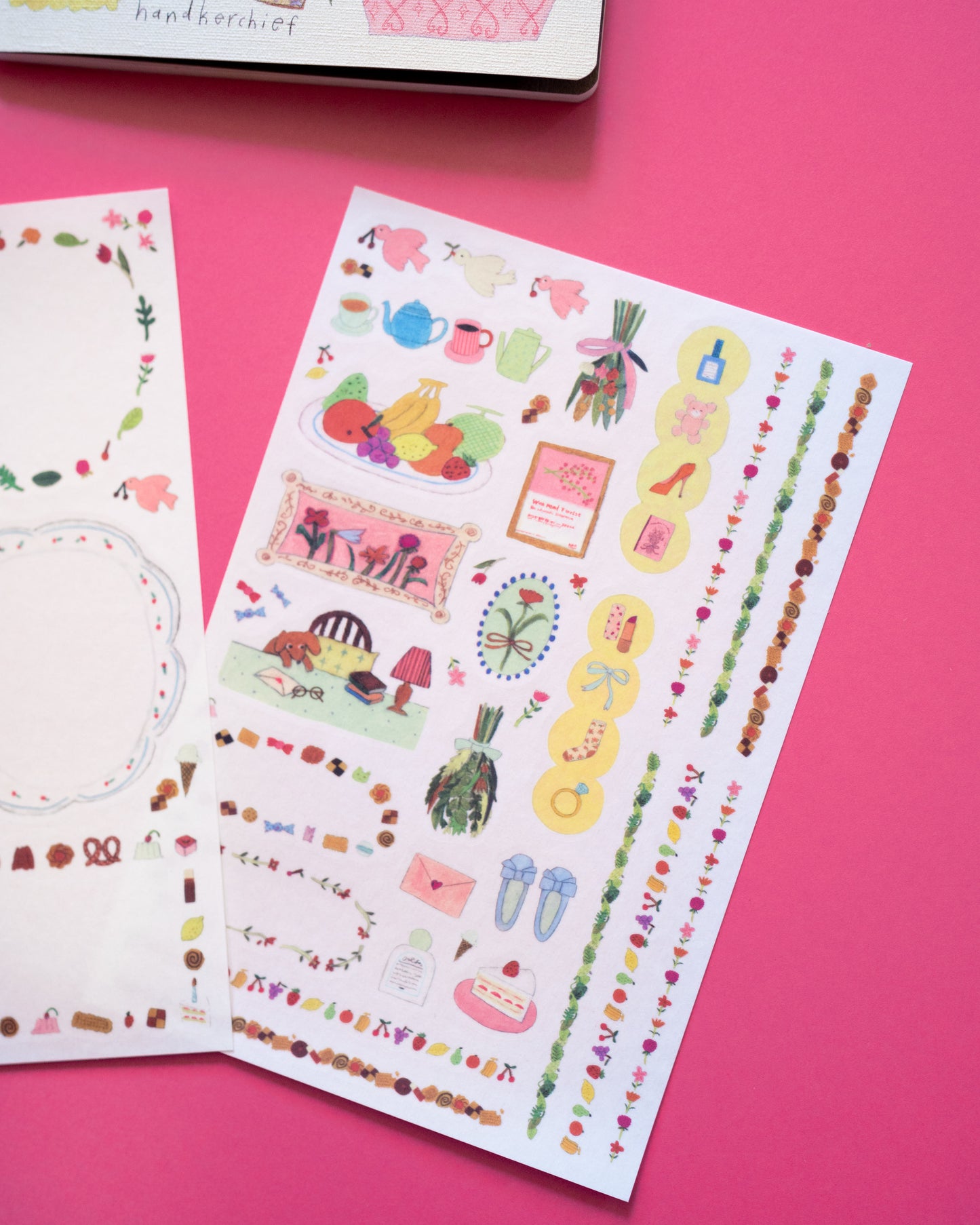 My Life Yuru Log Midori Repositionable Stickers