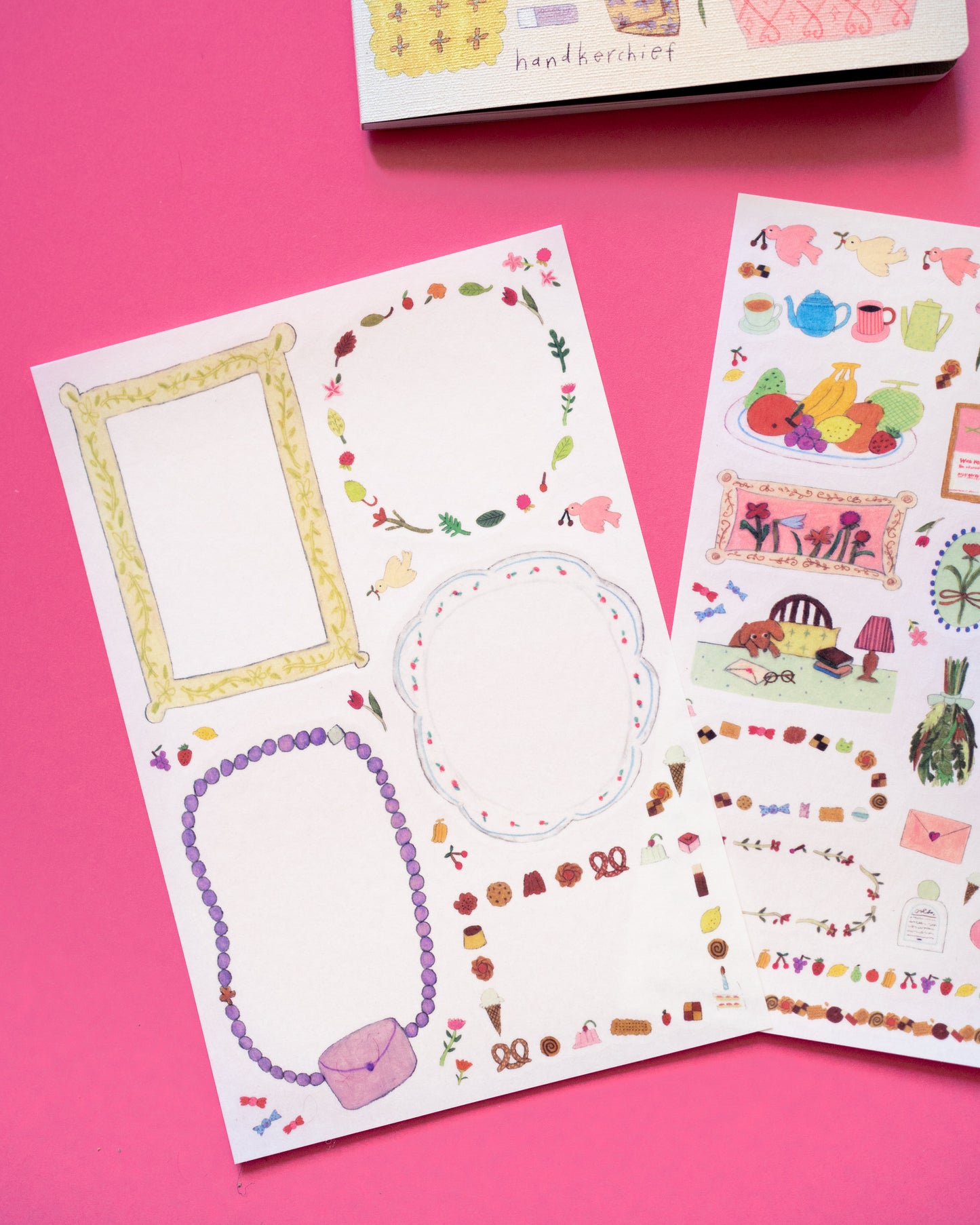 My Life Yuru Log Midori Repositionable Stickers