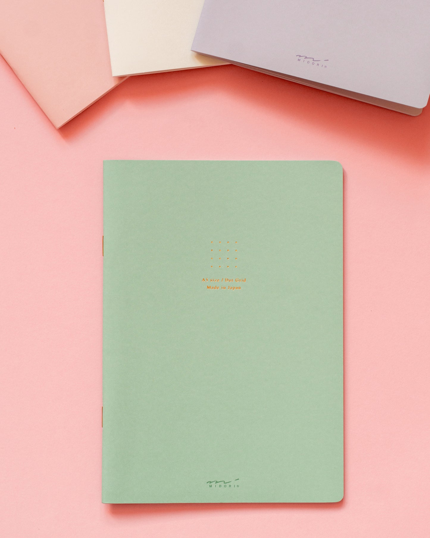Midori Green Dotted A5 Notebook