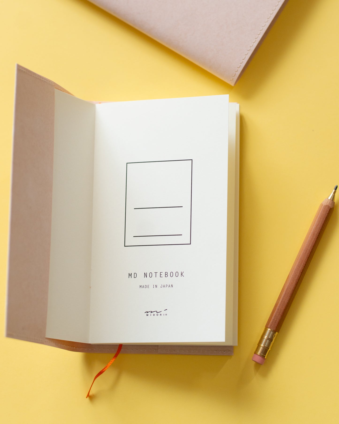 MD Paper B6 blank page notebook