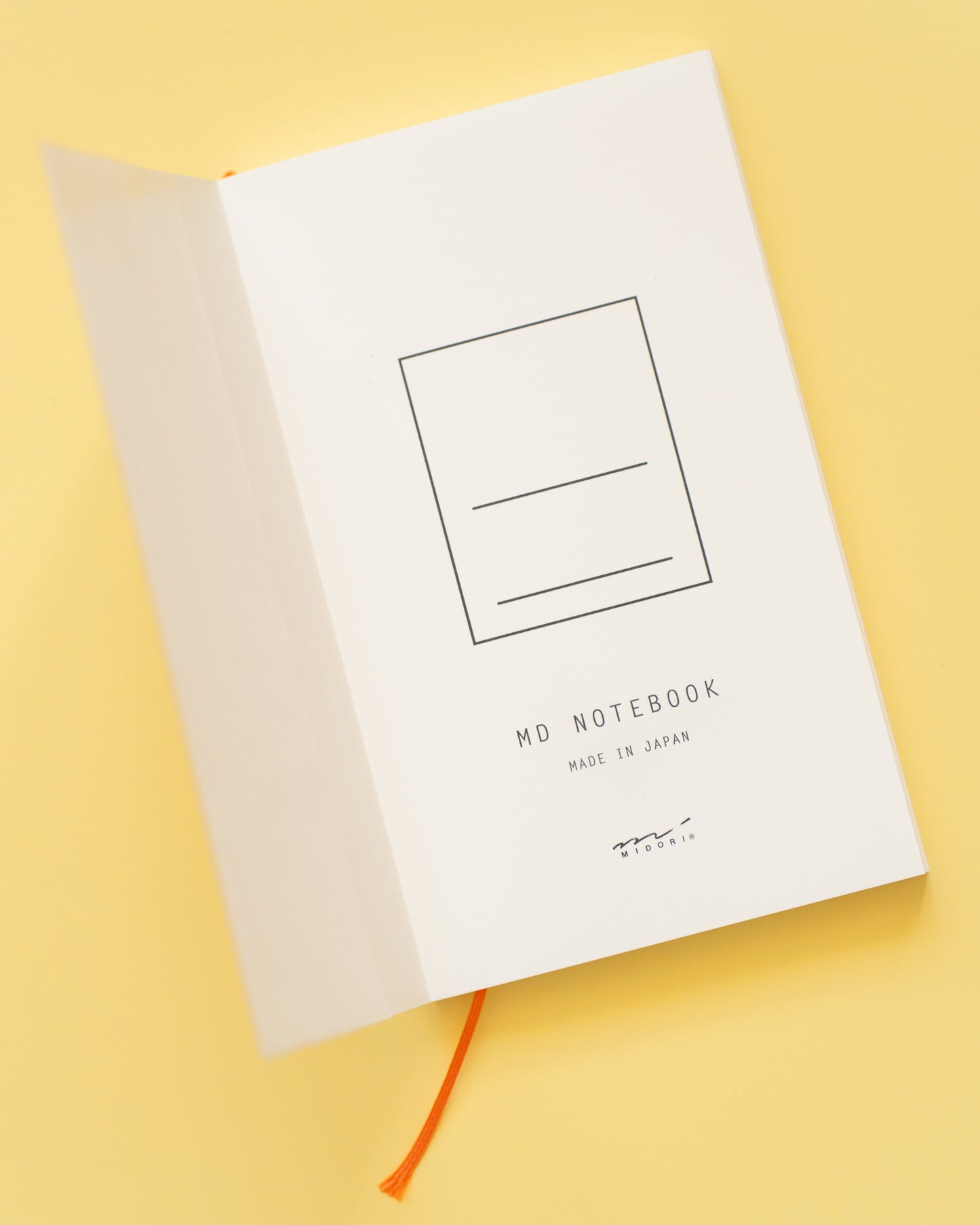 MD Paper B6 blank page notebook