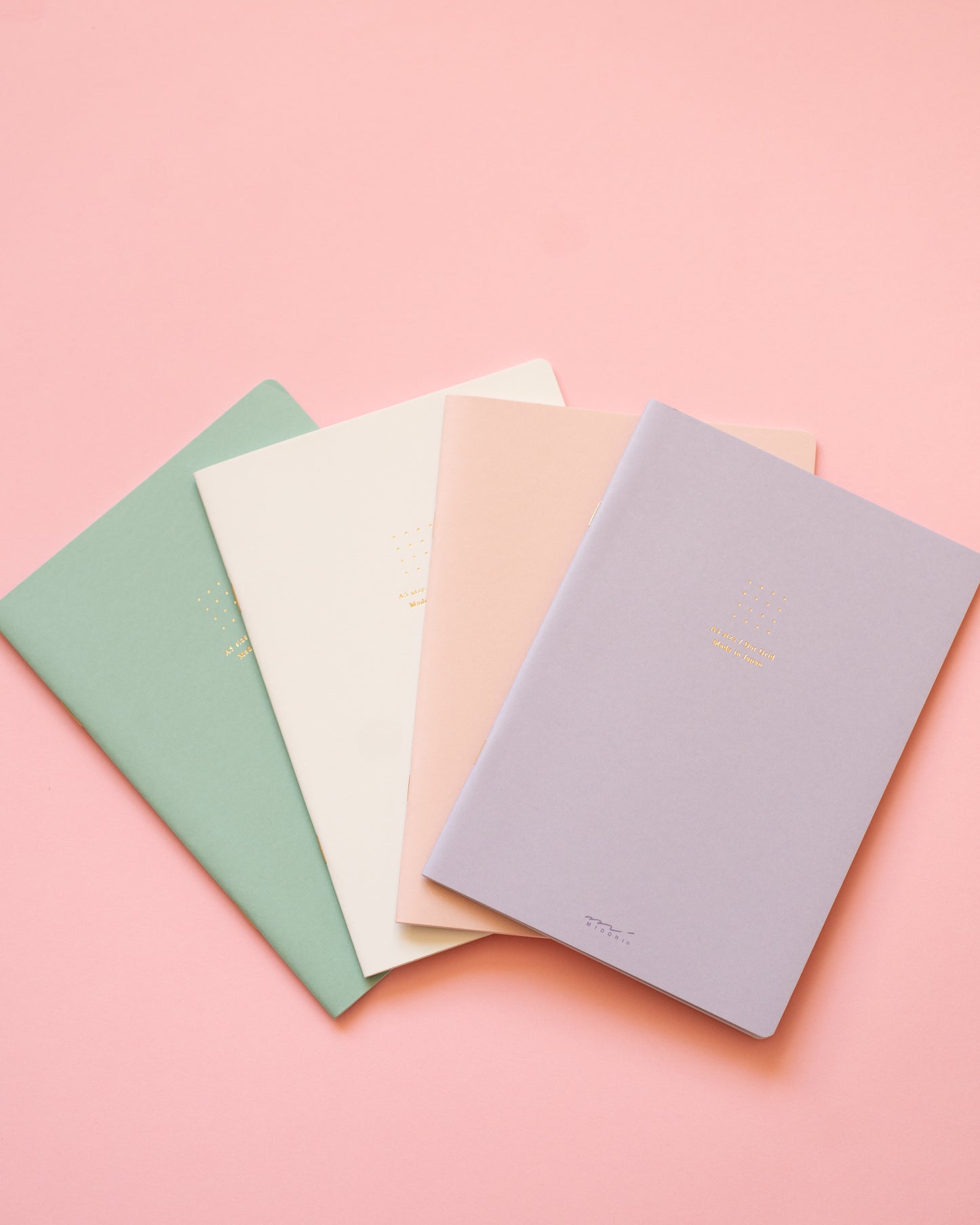 Midori White Dotted Notebook