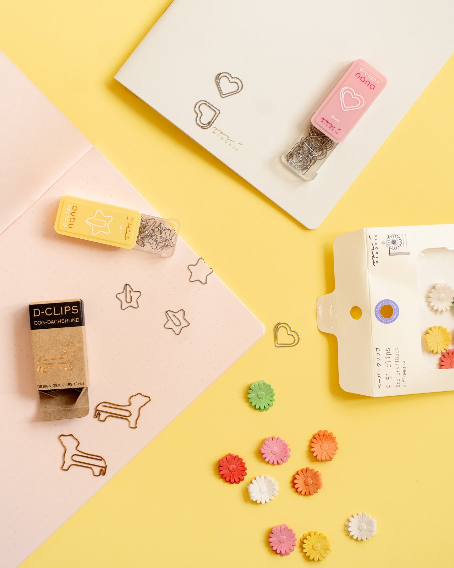 Heart Paperclips D-clip Nano Midori