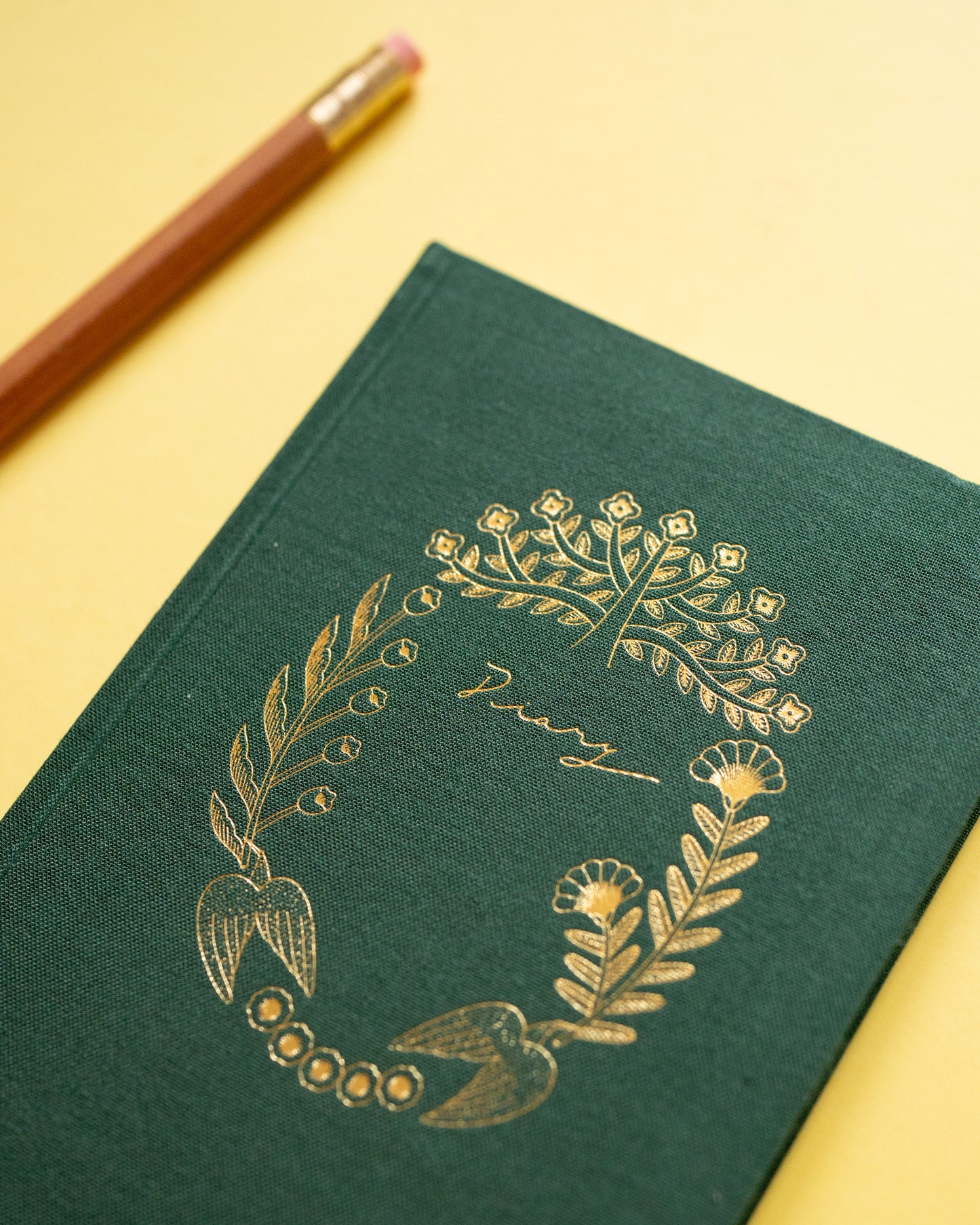 Midori Flowers and Birds Undated Softcover Journal