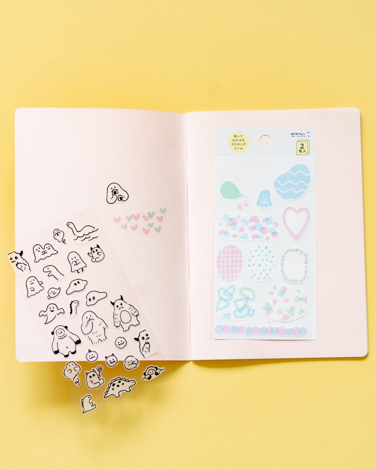 Midori Cute Monsters Stickers