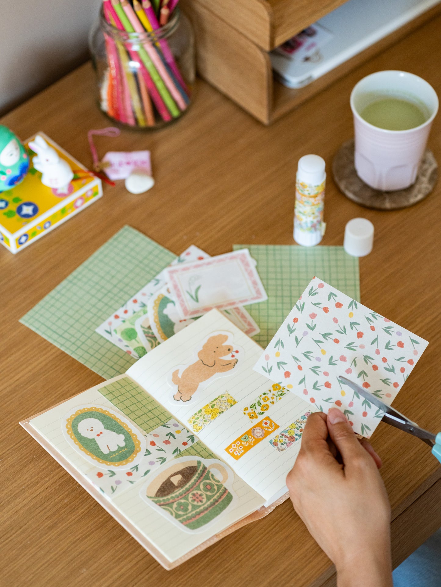 Decorative Paper Set Dogs for Scrapbooking