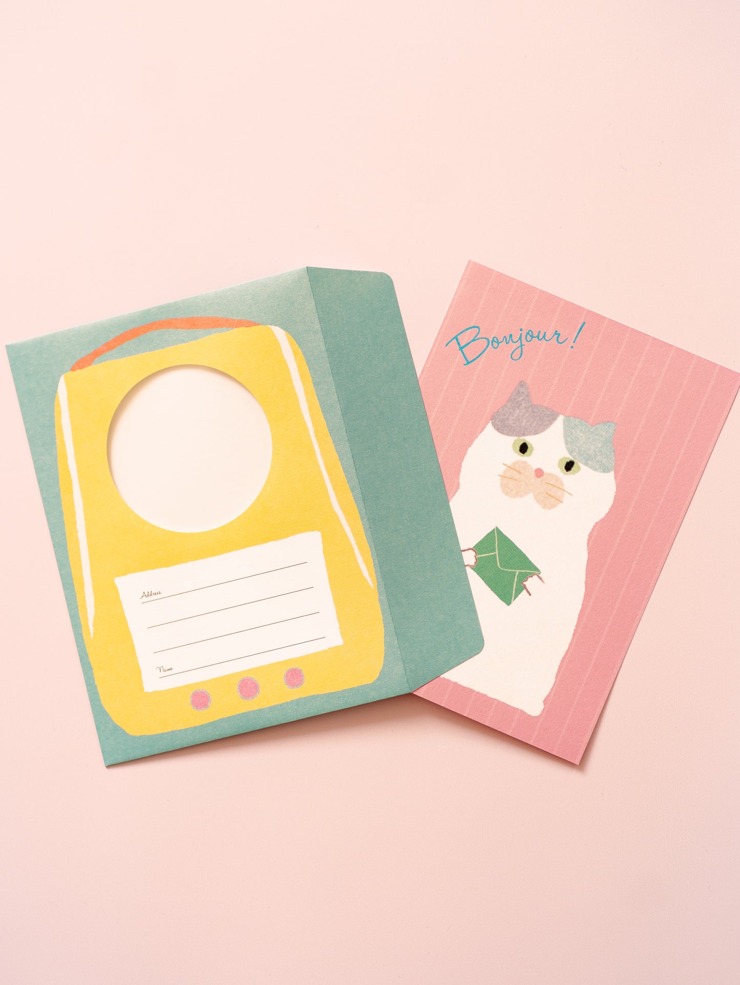 Kit de papier à lettre et enveloppes Le Chat messager