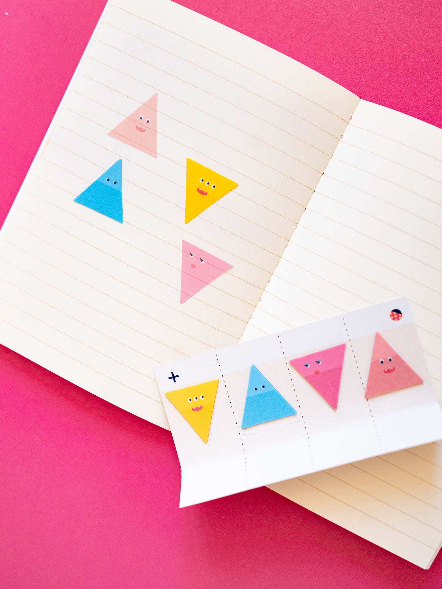 Tintone Monster Triangles Sticky Notes