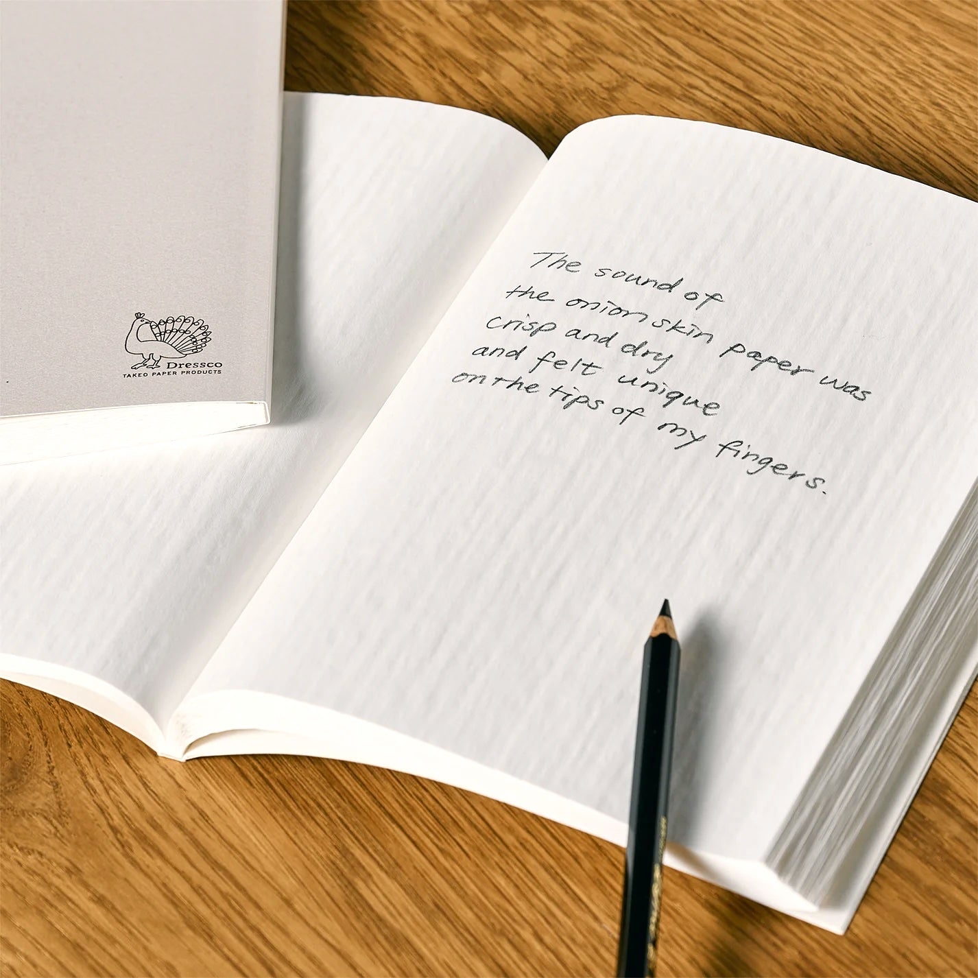 Carnet Takeo Dressco Onionskin Blanc