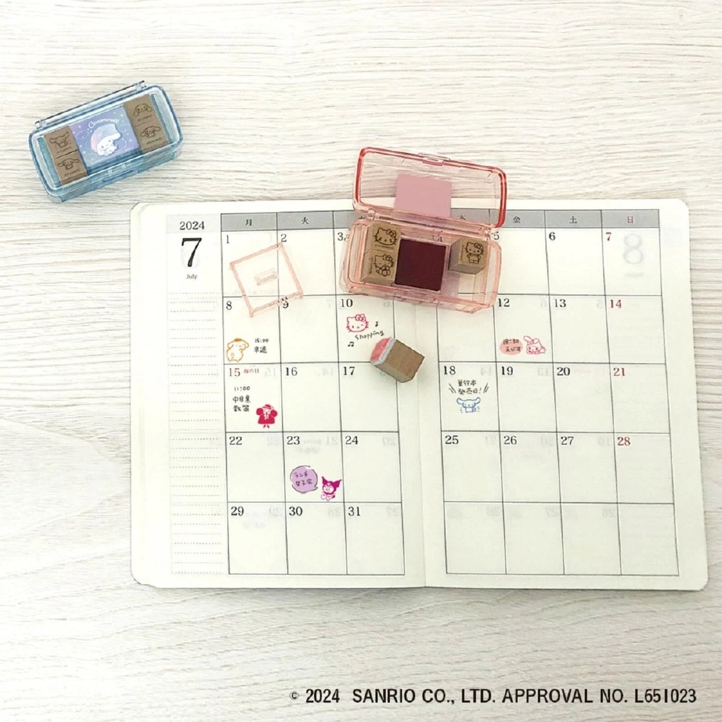 Pompompurin Mini Tampon Set