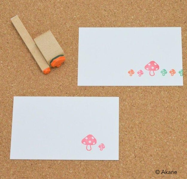 Mushroom Stamps (2 stamps)