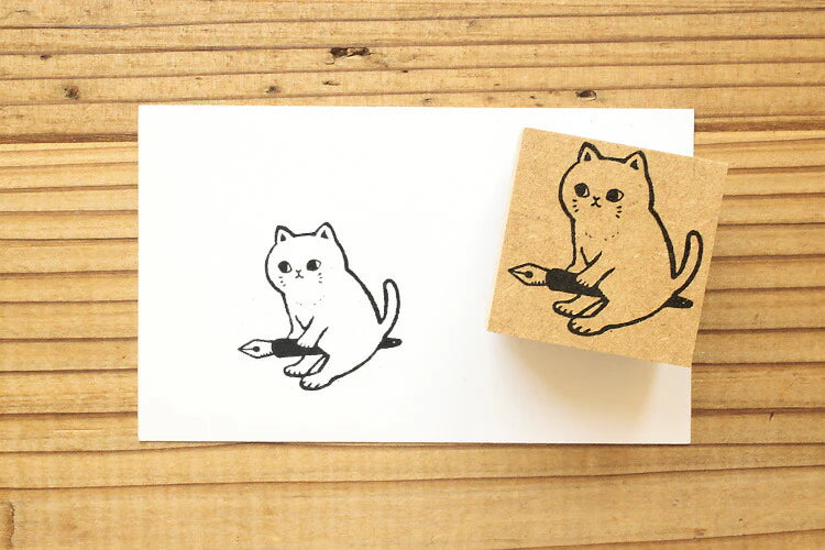Tampon Tomikohan Fountain Pen Cat