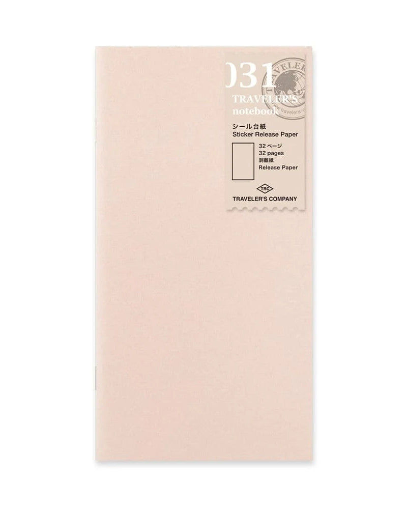 Carnet pour Autocollants Regular Traveler's Company Notebook 031