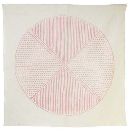 Furoshiki  Nobuyuki Takai Musubi La Récolte Ecru en lin 100 cm