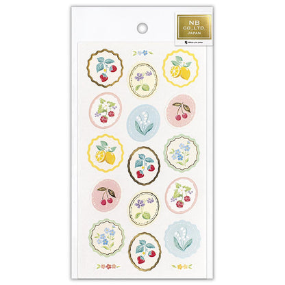 Stickers Fruits et Fleurs