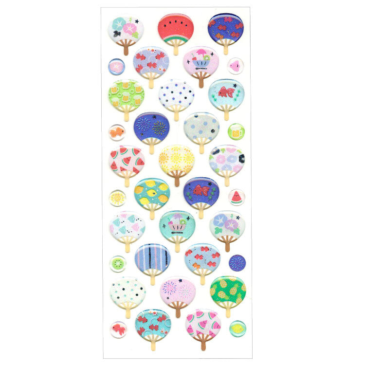 Stickers Éventails Uchiwa