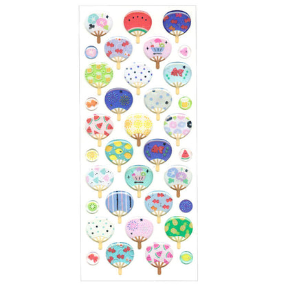 Stickers Éventails Uchiwa