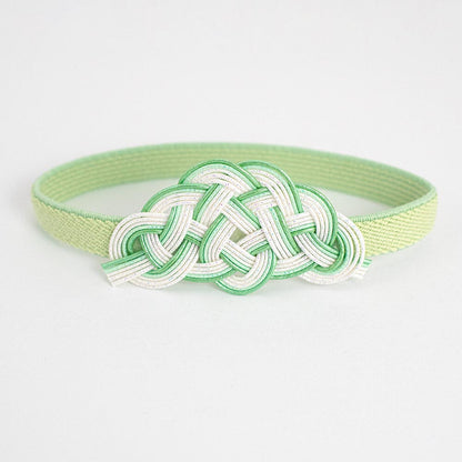 Élastique Décoratif avec Nœud Mizuhiki Vert