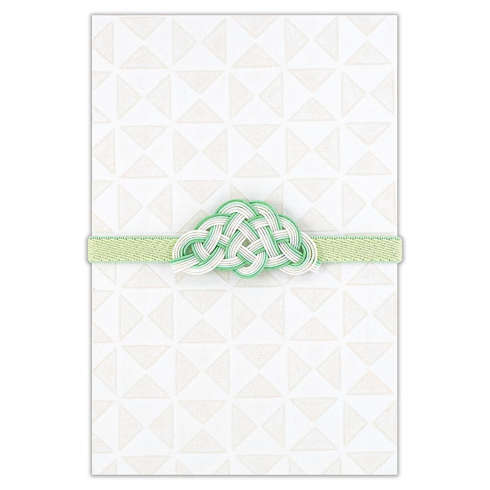 Élastique Décoratif avec Nœud Mizuhiki Vert