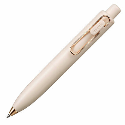 Uni-Ball One P Mitsubishi 0.5 mm Gel Pen Yogurt & Rose Gold