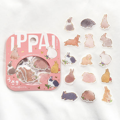 Stickers Flocons Lapins IPPAI