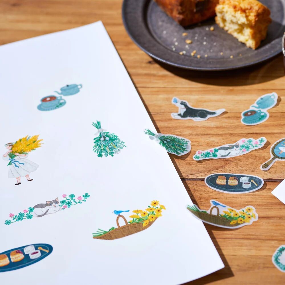 Country Flakes Stickers Hitotoki Kitta KIm Jim