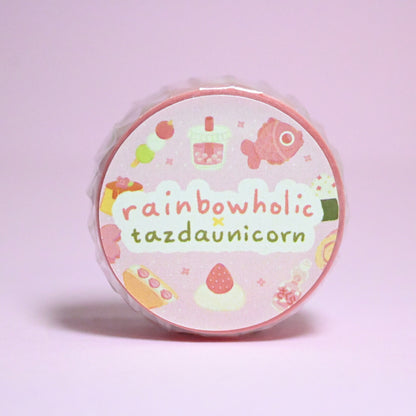 Masking Tape Rainbowholic × Tazdaunicorn Spring Sakura Sweets