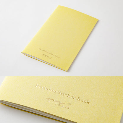 Carnet pour Stocker et Organiser ses Stickers｜Sticker Book Midori Jaune