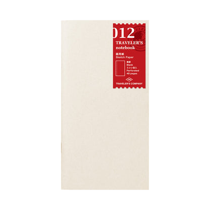 Carnet Papier Dessin Regular Traveler's Company Notebook 012