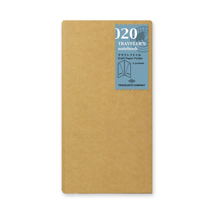Pochette en Papier Kraft Regular Traveler's Company Notebook 020