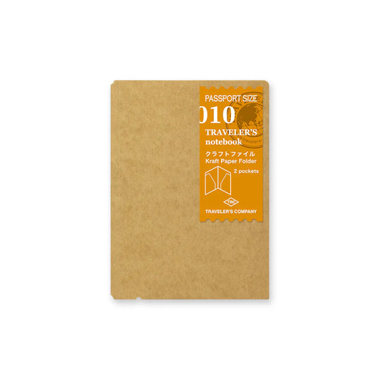 Pochette en Papier Kraft Passeport Traveler's Company Notebook 010