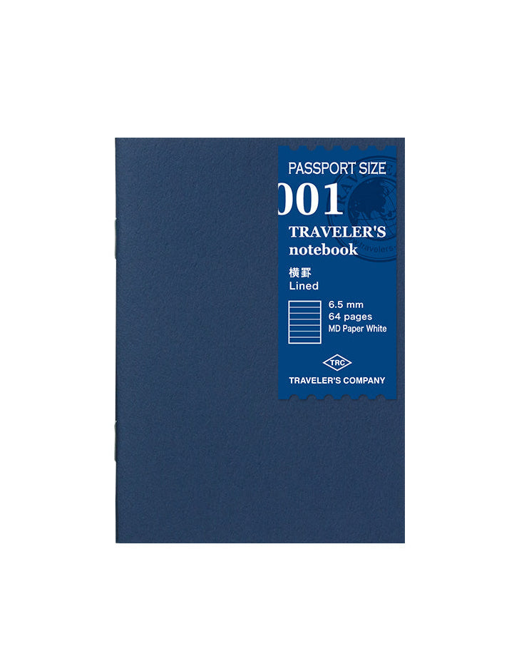 Carnet Pages Lignées Passeport Traverler's Company Notebook 001