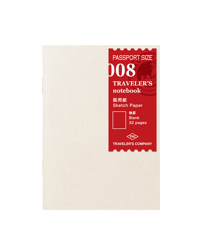 Carnet Papier Dessin Passeport Traveler's Company Notebook 008